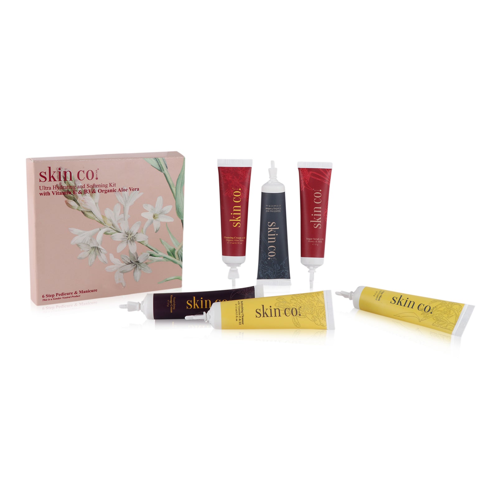 Skin Co. NYC Ultra Hydrating And Softening Pedicure/ Manicure Spa Kit