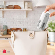 Portable Mini Sealing Machine 2 in 1 USB Rechargeable Magnetic Heat Sealing and Cutting Bag Seale