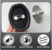 Car Silicone Door Latch Lock Protective Cover (Pack of 4)