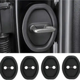 Car Silicone Door Latch Lock Protective Cover (Pack of 4)